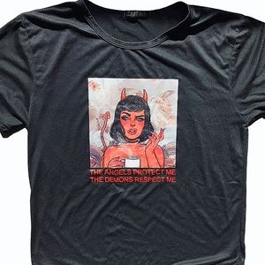 WOMENS DEVIL SILK T SHIRT 👹